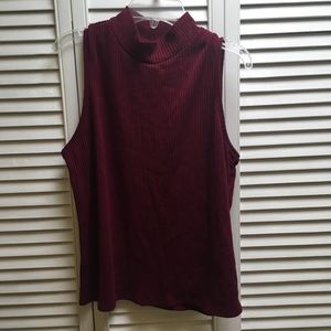 Turtleneck maroon shirt